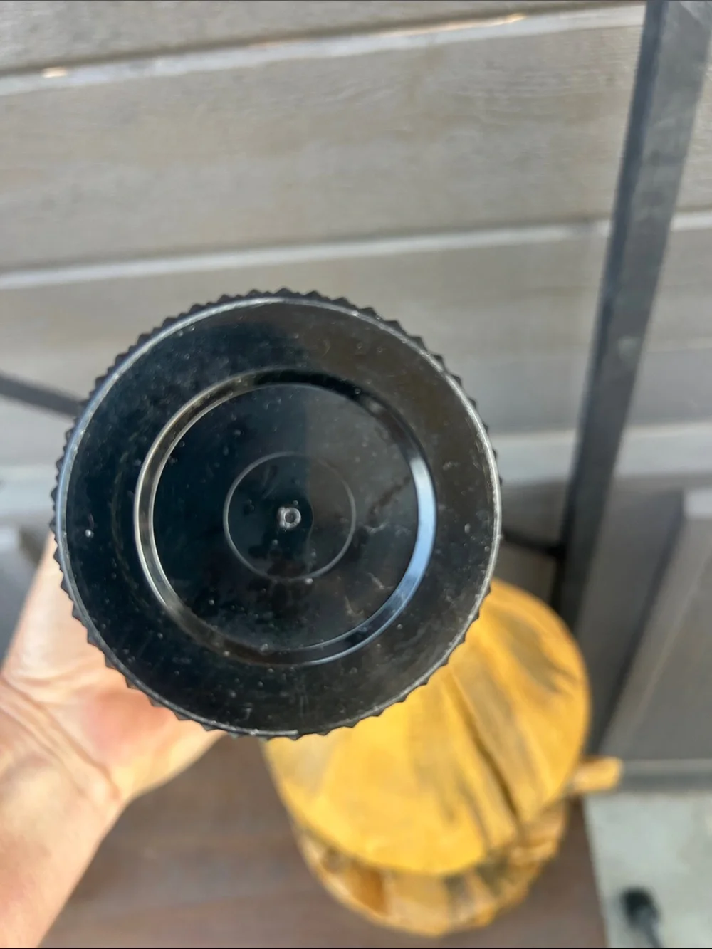 Black Textured Studded Tumbler with Straw - Home Dining